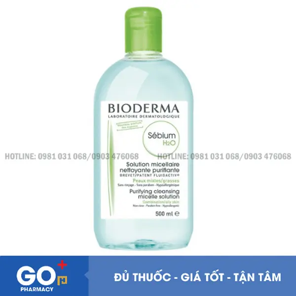 Tẩy trang Bioderma Sebium 500ml